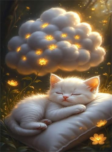 Puzzle 2000 Teile Erwachsene Wolkenkatze, Impossible Klassische Jigsaw Puzzles 100x70 cm, Puzzlespiele für Die Ganze Familie