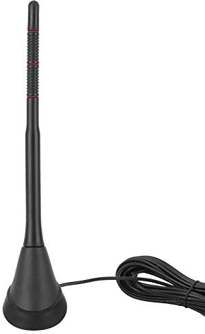 Dioche Antenna DAB+FM Amplificata Attiva per Auto, Montaggio Sul Tetto, Antenna Radio Digitale Universale 12V per Veicoli e