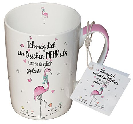 PPD Porzellan Henkelbecher Tasse 0,25L (Ein bisschen mehr)