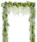 Lvydec Ghirlanda di fiori artificiali di glicine, 4 pezzi, totale 8,8 metri, glicine artificiale in seta, fiori da appendere per casa, giardino, cerimonia, arco nuziale, decorazione floreale
