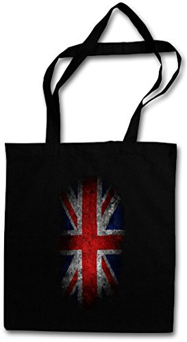 Urban Backwoods Vintage UK Union Jack Flag Hipster Bag Beutel Stofftasche Einkaufstasche
