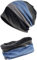 Snyemio Mütze Schal Herren 2 Stück Winter Warm Knit Cotton Beanie Sportmütze mit Schal Set, Blau