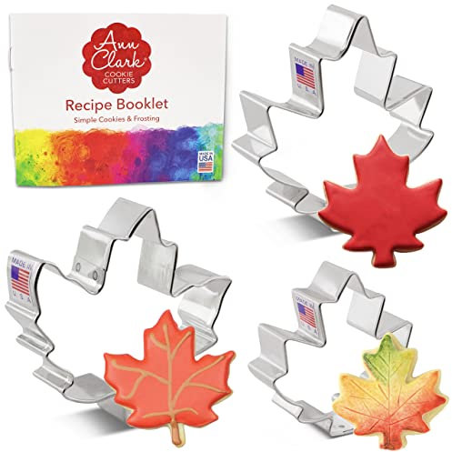 Ausstecher Blätter Ausstechformen Herbst 3-teilig von Ann Clark USA