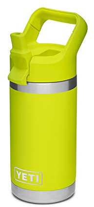 YETI Rambler Jr. 12 oz Kids Bottle, with Straw Cap, Chartreuse