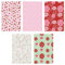 Clairefontaine 211419AMZC - Packung mit 12 Rollen Geschenkpapier Excellia 2 m x 70 cm, 80g, 1 Pack, Emily, Motive sortiert