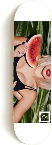 DRIP Skateboards - Melons Skateboard Deck (versch. Breiten) + Griptape/Hochwertiger Canadian Maple! 7.75 / 7.875 / 8.00 / 8.125 / 8.25 / 8.375 / 8.50 (7.75)