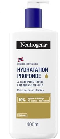 Neutrogena Körper Hydratation Tiefe Milch, angereichert mit Öl, 400 ml