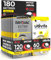180 Piles pour appareils acoustiques Rayovac Extra Advanced 10 180 Piles : 120 Rayovac + 60 Udivita