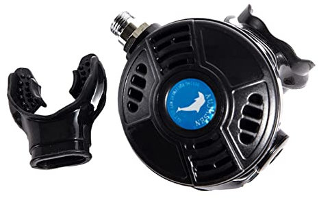 Premium-Tauchregler zum Tauchen, Atemregler der 2. Stufe, Schwarz