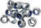M8 Nyloc Locking Hex Nuts Metal Steel Sheet Zinc Plated 8mm Nut Width 13mm Box of 40pcs