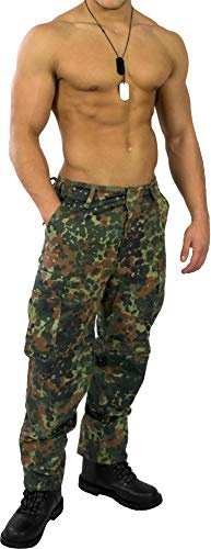 US Rangerhose Freizeithose Rangerhose BDU Style Flecktarn XL