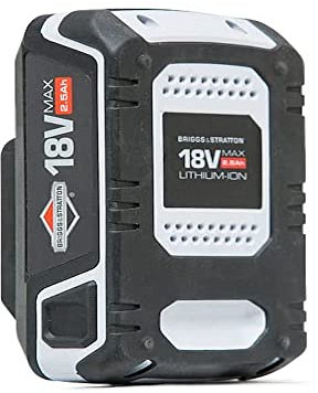Batterie Lithium-Ion 18 V, 2.5Ah Briggs & Stratton pour Outils Murray 18 V, Prise USB intégrée, Garantie 3 Ans, 883251, 1697532