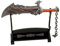 hanaiette 1 x God of War Chaos Klinge Donner Hammer Axt Schwert Waffe Modell Schlüsselanhänger mit Display-Ständer (Standard-Modell 2)