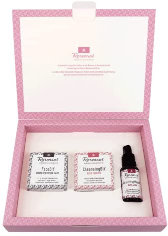 Rosenrot Premium Gesichtspflege Set rejuvenating