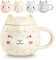 Engelshof Alpakatasse Tasse mit Deckel Teetasse Kaffeetasse Tiertasse Alpaka Geschenk in Gelb
