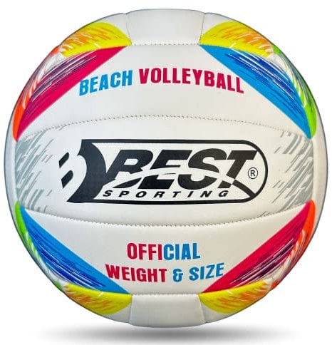 BEST SPORTING Volleyball Winner in Größe 5 I Outdoor & Indoor Beachvolleyball aus Kunstleder I hochwertiger Beach Volleyball mit perfektem Grip I formbeständiger & weicher Ball