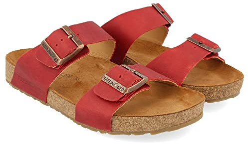 HAFLINGER Bio Andrea Leder Pantolette Sandale