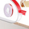 Forma U Cinta de Madera Cantos elástico Cinta Autoadhesiva en Forma de U 5mx16 mm Cantoneras Cubrecantos Autoadhesiva flexible y duradera para bordes de armario Embellecer y Proteger (Blanco, 16mmx5m)