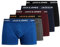 JACK & JONES Herren Unterhosen Shorts Boxershorts Trunks 5er Pack, Farbe:Mehrfarbig, Wäschegröße:2XL, Artikel:- Black/Navy Blazer/Port Royale/DGM/surf The Web