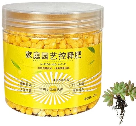 Honhoha Fertilizzante per Piante a Rilascio Lento, Rilascio Controllato di Fertilizzante per Fiori da 120 Giorni, Concime vegetale nutriente per Piante da, Fertilizzante vegetale Universale