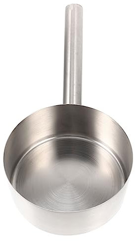 MAGICLULU Nessie louche de conserve scoop pour restaurant Cheveu cuillères à soupe louches de cuisine pour arroser louche à eau avec poignée Commercial Acier inoxydable cuillère à eau baquet