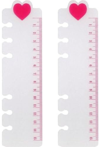 Generic 2 Pcs 6 Löcher Index Seiten Binder A6 Index Teiler Lineal Für Lose-Blatt Notebook Innere Bindemittel Lineal Lesezeichen für Notebook Planer