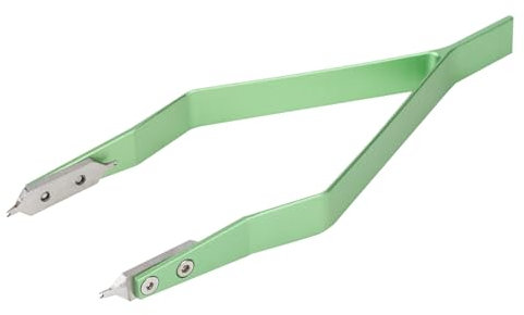 Lwuey Pince de Barre Ressort Montre, Bracelet Type V Outil Remplacement Ensemble Retrait Pompe Broches 6825 Goupilles Réparation Kit Demontage Dépose en Acier Allié Réglage Epiler Rolex Changement