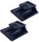 Tûche 2PZ, Clip adesiva Telepedaggio Sistema di fissaggio supporto removibile. 3 x 3 cm (NERO)