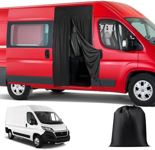 Mosquitera Magnética Personalizada para 2006-2024 Fiat Ducato/Peugeot Boxer/Citroen Relay X250/X290 H2 and L2 L3 L4 para Puerta Corrediza, Dos Capas Mosquitera para Furgoneta para Puerta Corrediza