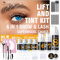 6-IN-1 Wimpernlifting Set und Augenbrauen Lifting Set mit Schwarz und Dunkelbraun, Lash Lifting Set und Brow Lifting Set Hält 6-8 Wochen, for Trendy Fuller Brows & Curler Eyelashes