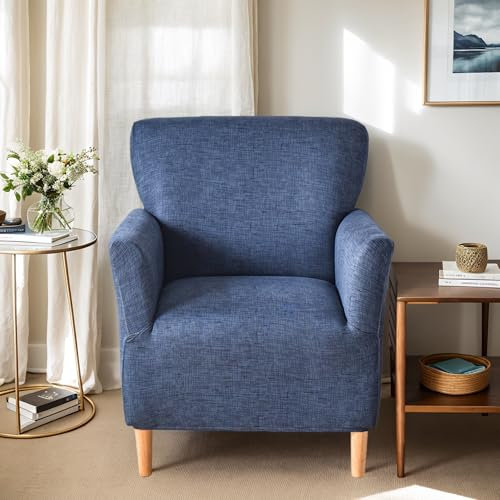 LiveGo Sesselhussen für Bankett, Sessel, Stretch-Strick, Stuhlhussen mit Armlehnen, Stretch-Stuhlhussen für Wohnzimmer, weicher Sessel-Schonbezug, rutschfest, hundefreundlich, Möbelschutz