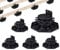 NAXVIO Deck Blocks, 4PCS Adjustable Deck Support Pedestals, Paver, 1-3/16 to 2-3/8, Joist Support Pedestals for Wood WPC Aluminum Shed Foundation Kit