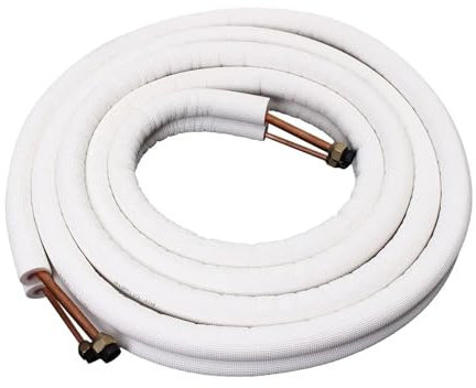 VNJUGF 1/2/3/4/7m 1/4'' 3/8'' Tubo in rame isolato Tubi for condizionatori d'aria Raccordi Coppia Bobina Tubo Split Line Set di cavi Condizionatore d'aria wanglan(1M)