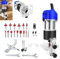 Handoberfräse Werkzeug Trimmer,ElektrischeOberfräse Tischfräse Holz mit 15PCS Fräser,Power Trim Router Holz Router Holzbearbeitung Handheld Router für Handwerk/Holz Schlitzen/Kurven schneiden