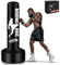 YORWHIN Boxsack Erwachsene 180cm, Aufblasbare Boxsack Stehend Freistehende Kickboxsäcke Ausrüstung für das Training MMA Muay Thai Fitness zu verwenden