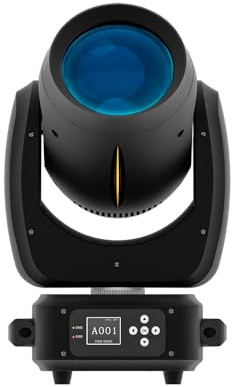 SHEHDS Bühnenleuchten 180W, 14 Gobos 11 Farben Scheinwerfer, Strahl/Frost/Prisma/Zoom Effekt, 18 Facett Prisma DMX512, 120mm Durchmesser Objektiv, DJ Bühne für Hochzeitsparty Tanz