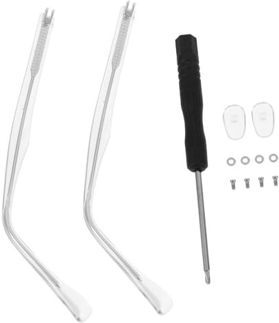 DIYEAH 1Paar Brillenbügel Ersatzteile Robustem Resin und Metall für Sonnenbrillen Lesebrillen und Komfortable Brillenreparatur Zubehör für Brillenmodelle