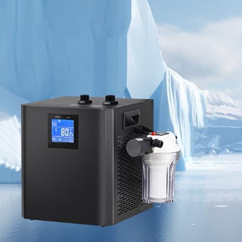 LFfwynog Eisbad Cold Plunge für Cold Plunge Wasserkühler Cold Plunge Chiller 2 Tauchpumpe Hocheffiziente Kühlung für den Heim- und Außenbereich