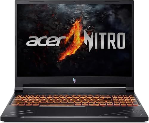 acer Ordinateur portable de jeu Nitro V AI | Processeur compatible AMD Ryzen 5 240 AI | NVIDIA GeForce RTX 5050 8 Go | Écran 16 WUXGA IPS 180 Hz | 32 Go DDR5 | 1 To Gen 4 SSD | Wi-Fi 6E