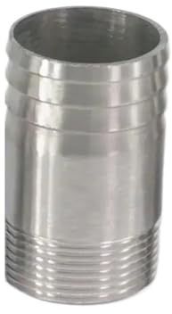 Edelstahl-Schlauchverbinder 1 1-1/4 1-1/2 2 2-1/2 3 4 Edelstahl-Rohrverschraubung mit Außengewinde, Schlauchanschluss mit Widerhaken, 1,0 MPa(2)