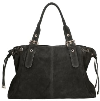 Gave Lux Schultertasche für Damen Suède GLX22011023FBG