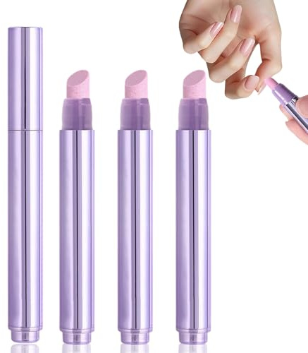 4 Stück Nagelhautölstift, Nagelöl Stift Cuticle Oil Pen - 3-in-1 Nagelölstift Nagelhautpflege Öl Nagelhautentfernerstift - Kamelien Duft Feuchtigkeitsspendender Nagelhaut öl Stift für Trockene Nägel