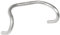 REDURO Bahn Single Speed Fixie Lenker Rennrad Fahrrad Alu Rennlenker 25,4 mm Silber-Matt