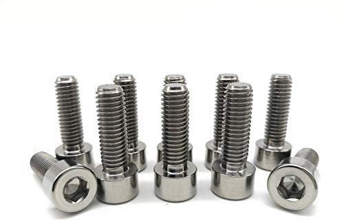 M8 Gap Head Titanium Schrauben Socket Allen Hex Titaium Bolt für Fahrrad MTB TITAN Schrauben 10PCS M8x30