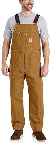 Carhartt Men's Relaxed Fit Duck Bib Overall, Carhartt® Brown, W44/L34