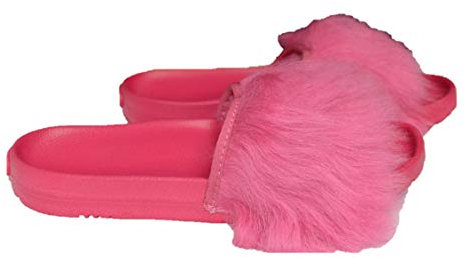 UGG Royale Sweet Sangria Fluffy Slides (5 UK, Sweet Sangria), rose, 5.5 UK