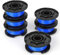 Gekufa Strimmer Spool Compatible with Ryobi One+ AC14RL3A, 18V, 24V Cordless Trimmers 6pack 1.65mm Autofeed Replacement Strimmer Spools for Compatible with Ryobi Trimmer Line Replacement Part