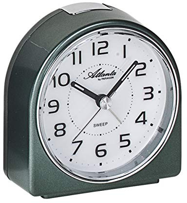 Atlanta Wecker ohne Ticken Quarz Analog Grün - 1932-6