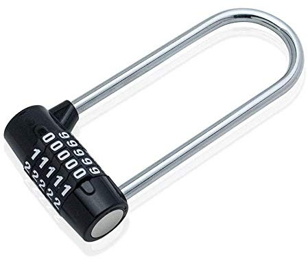 5-Digit Combination Padlock, Large Extension Beam Locker Cabinet Door Handle Combination Lock, Padlock Combination Lock, Luggage Storage Cabinet Lock
