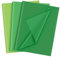 PLULON 60 Blatt St. Patrick's Day grünes Seidenpapier, Geschenkpapier für Geschenkverpackung Geburtstag Hochzeit Urlaub Papier Blume （Grün）